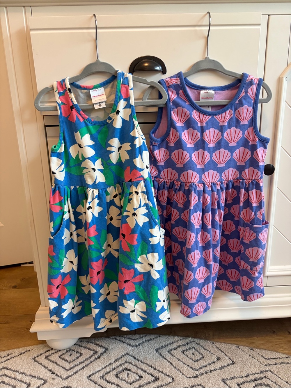 2 Hanna Andersson size 4 tank top dresses